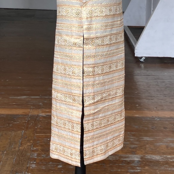 Custom made gold and metallic gold thread tunic top - Picture 4 of 11